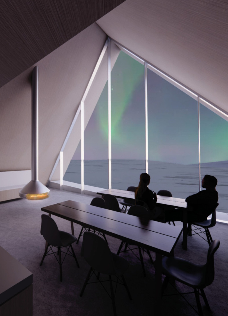 Cross-Laminated Timber Shelter Embracing Community in Iceland's Winter Landscape