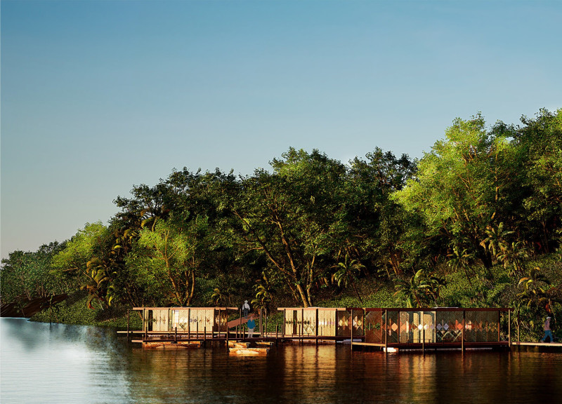 Charred Wooden Cladding and Cross-Laminated Timber Panels Transforming Urban Living Spaces