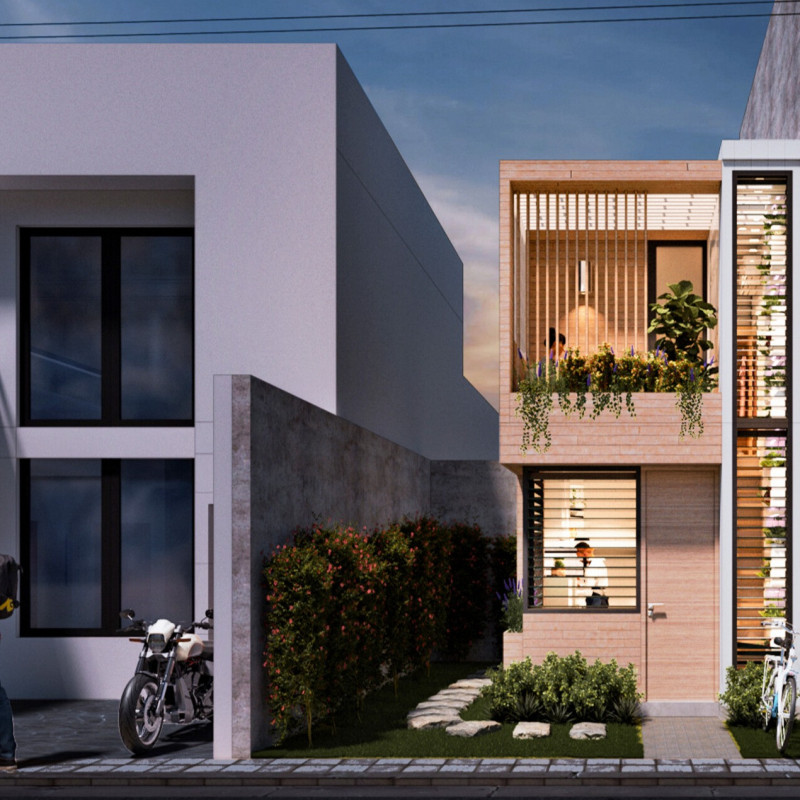 Vertical Farming and Sustainable Materials in Compact Urban Living Solutions