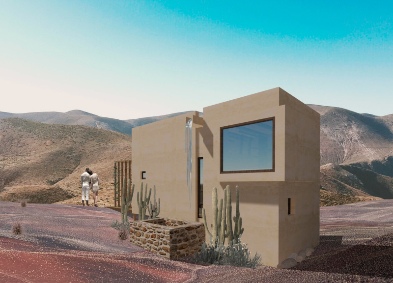 Compressed Earth Construction with Quincha Details in Sustainable Micro-Housing