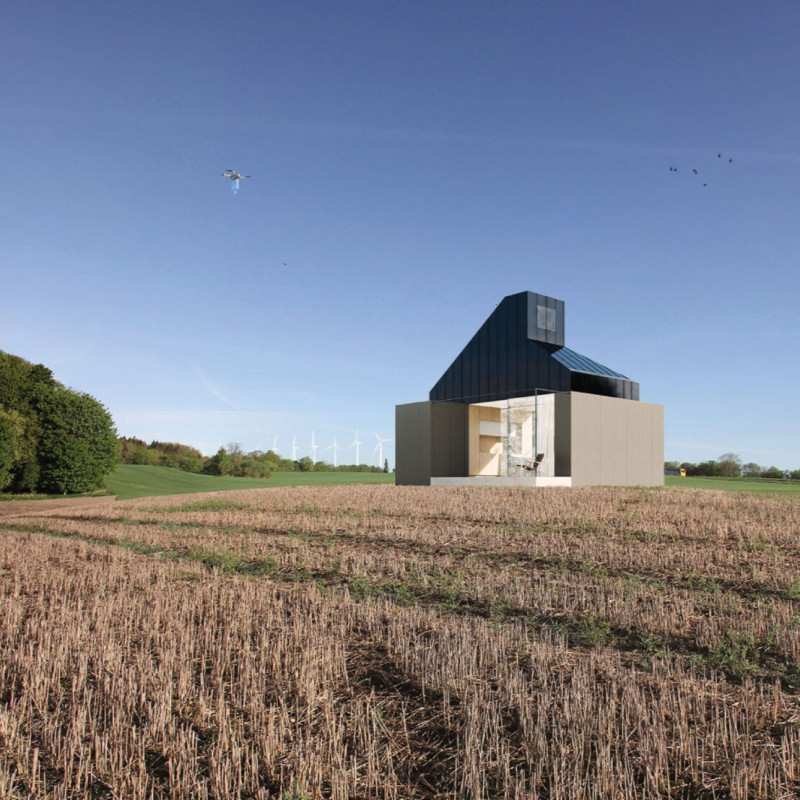 Sculptural Roof Design with Biogas Integration and Mushroom-Based Materials for Sustainable Living