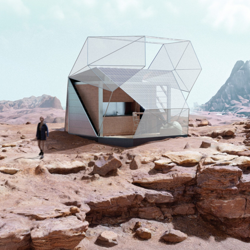 Shipping Container Dwelling with Quadcore Insulation and Solar Energy Integration