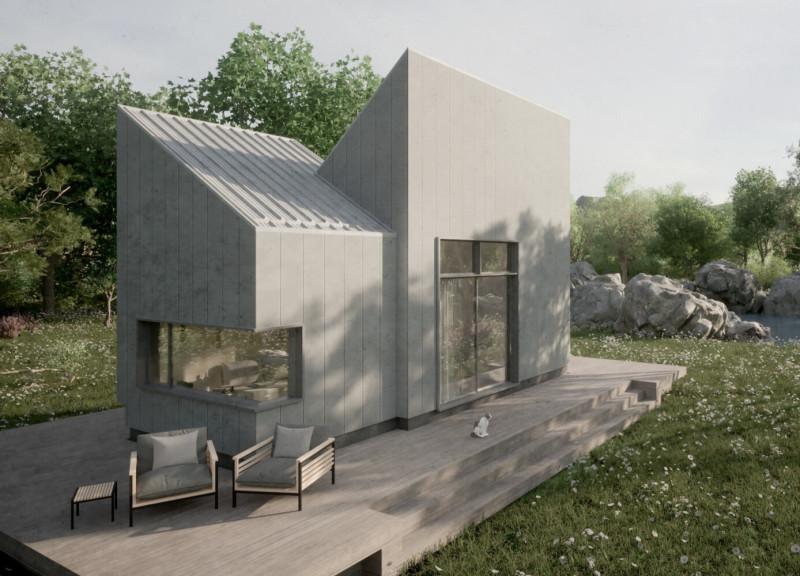 Amphibious Microhome Constructed with Recycled Aluminum and Enhanced Water Management Systems