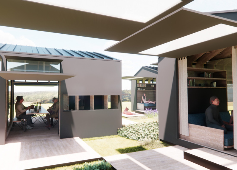 Hydraulic Screens and Recycled Timber Create Adaptive Coastal Living Spaces