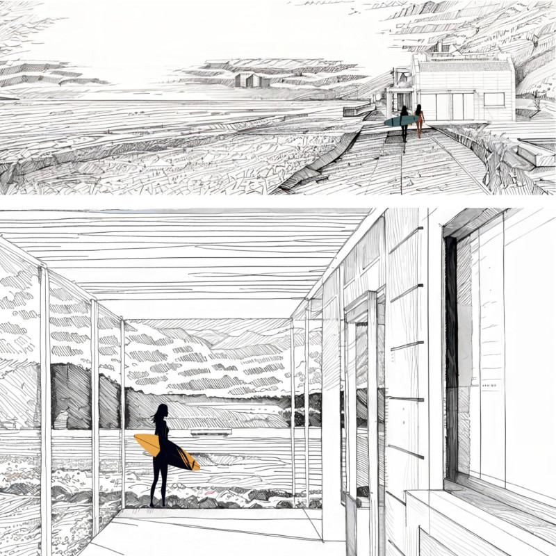 Cross-Laminated Timber Retreat Nestled Against the Rugged Scottish Coastline