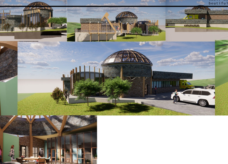 Charred Wooden Shingles and Cross-Laminated Timber Define a Tranquil Sanctuary for Terminal Care