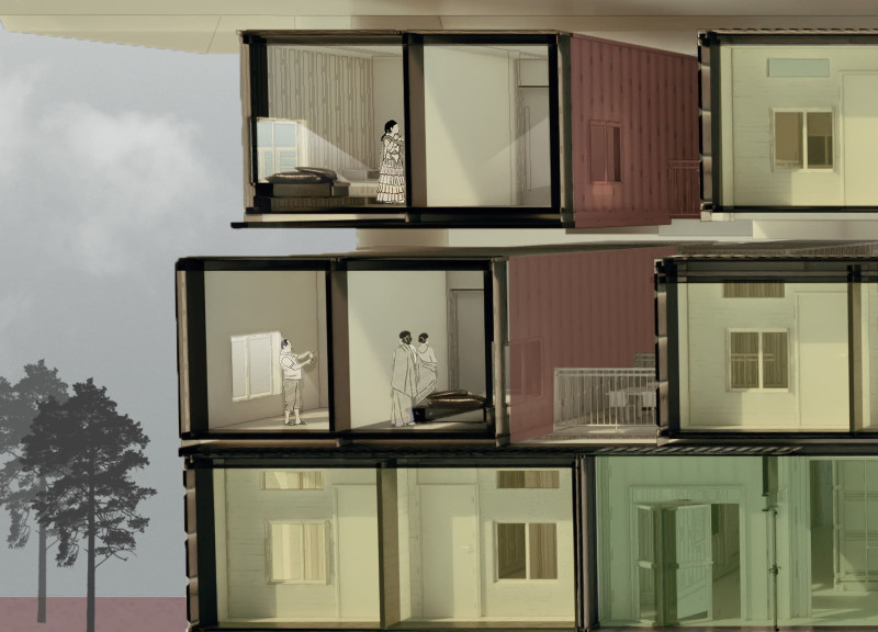 Reimagining Living Spaces with Recycled Shipping Containers in Urban Community Development