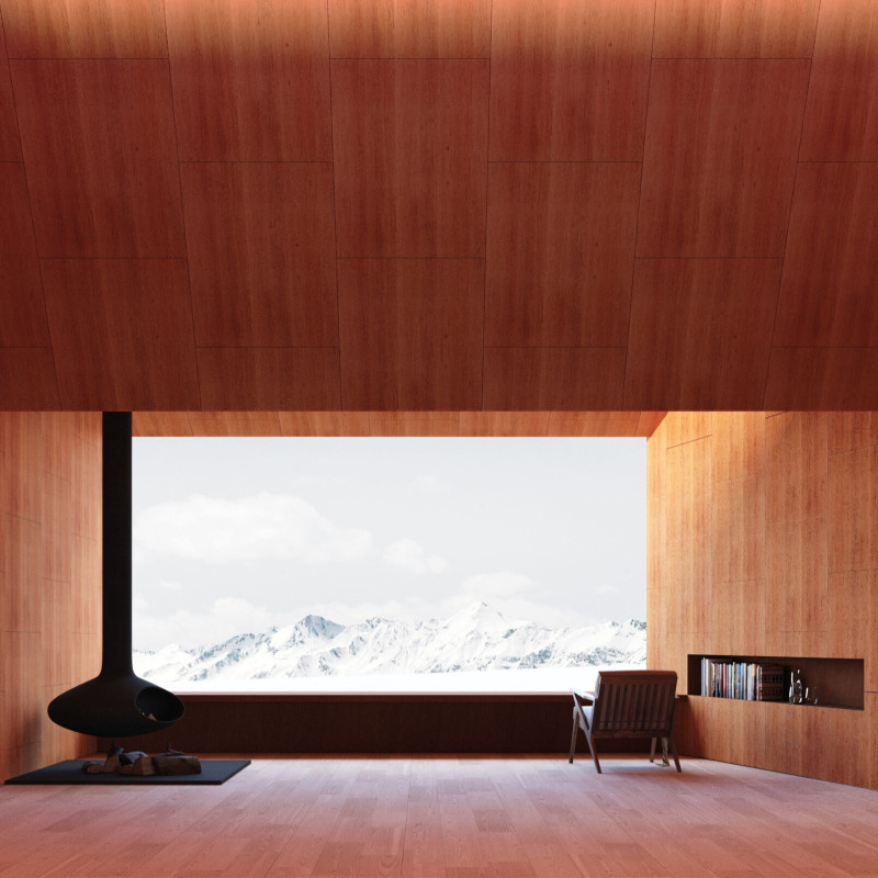 Charred Timber Facade Blending with Alpine Landscape for a Ski Retreat