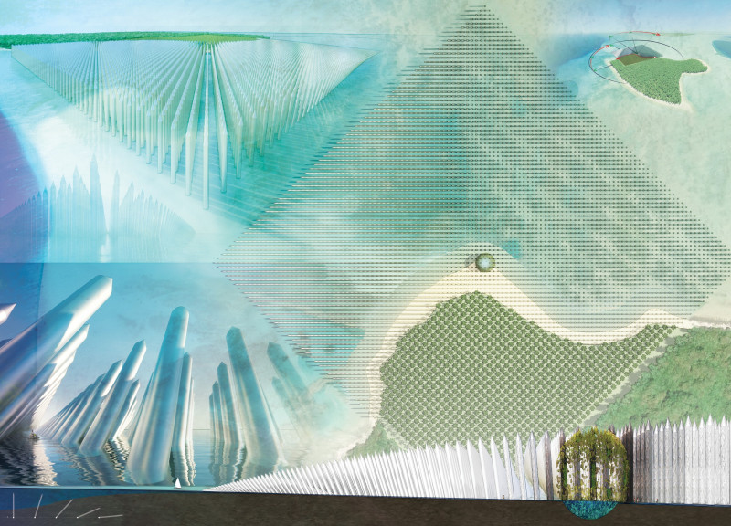 Charred Wooden Shingles Integrating Fluid Geometry in Sustainable Community Spaces