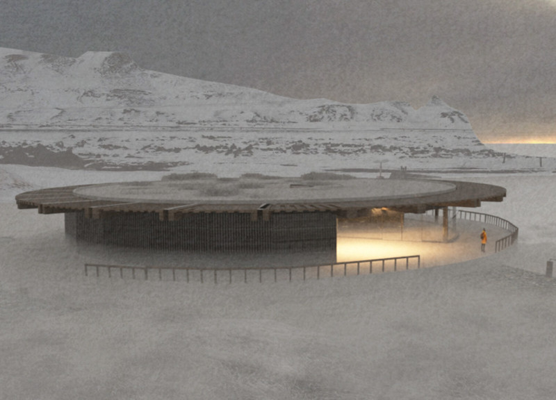 Geothermal Heating Integration with Basalt Façade and Green Roofing for Seasonal Recreation