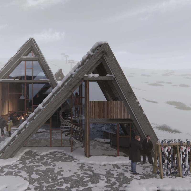 Turf-Roofed Longhouse Utilizing Thermal Mass for Sustainable Living