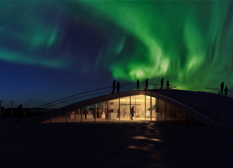 Turf-Covered Roof and Glass Facades Blend Seamlessly with Natural Landscape in Ski Facility
