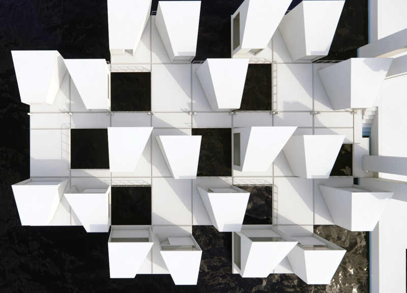 Elevated Community Structures with Bio-Responsive Glass and Steel in Urban Waterfronts