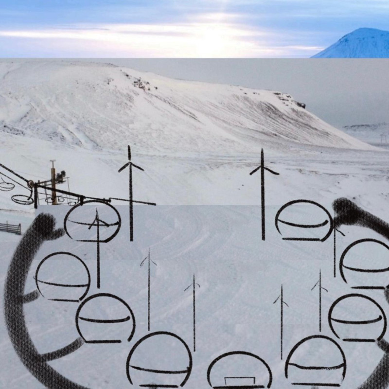 Charred Wood and Switchable Glass Cabins Designed for Seamless Ski Access