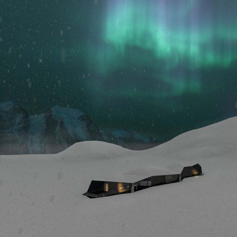 Camouflaged Residence Crafted with Local Basalt and Sustainable Lupine Insulation