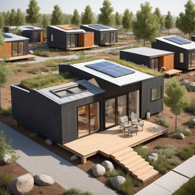 Charred Wooden Shingles and Cross-Laminated Timber Create Sustainable Micro Living Community