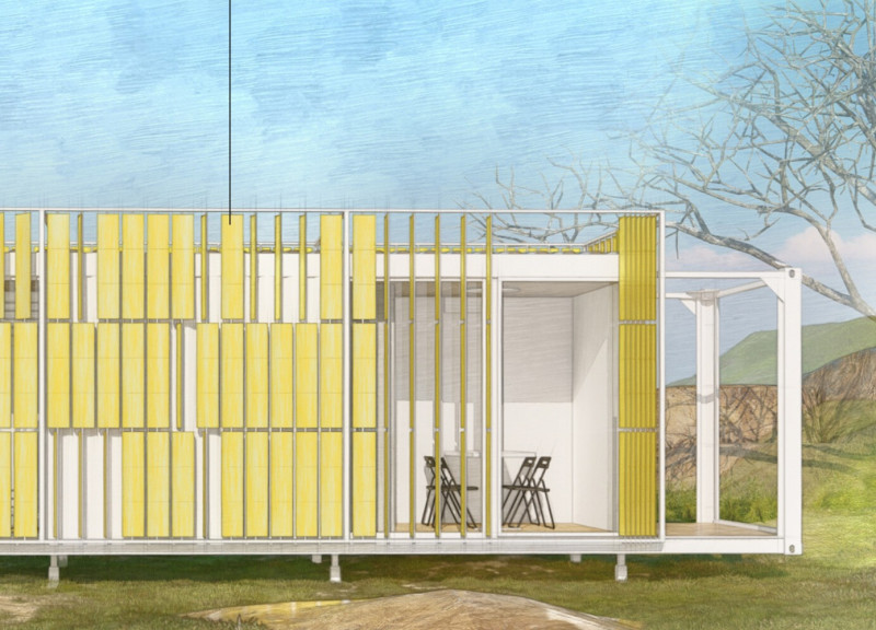 Photovoltaic Sunshades and Shipping Containers Redefining Sustainable Urban Living