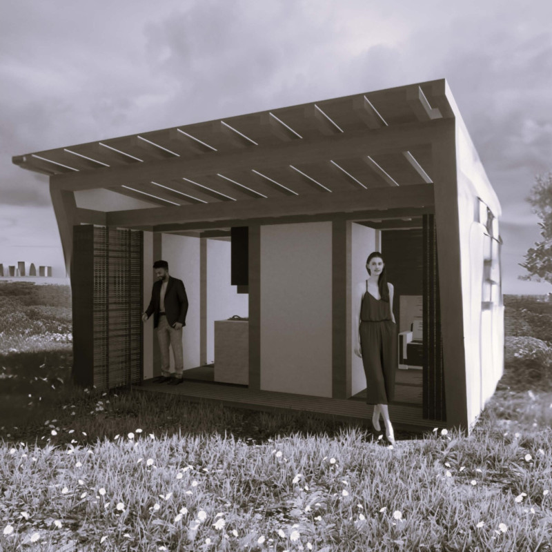 Mudbrick Structure with Biophilic Design That Supports Community Wellbeing