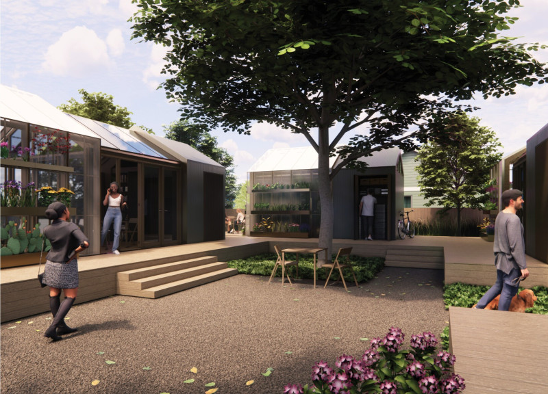 Sustainable Living Through Modular Units with Thermal Efficiency and Polycarbonate Cladding