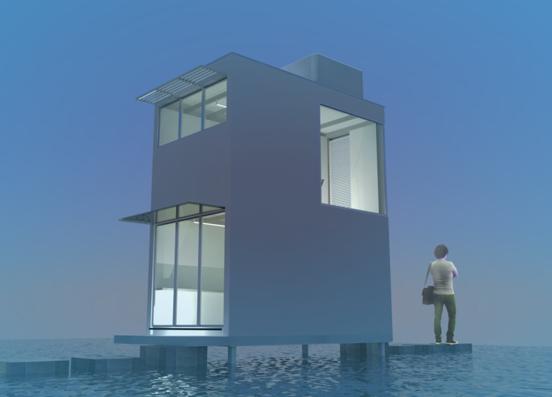 Elevated Flood-Resilient Home Featuring Kingspan Quadcore Panels and Open-Plan Living