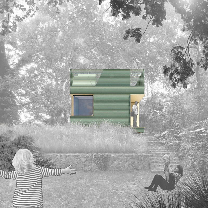 Thermally Modified Timber Cladding and Natural Ventilation in Compact Residential Spaces