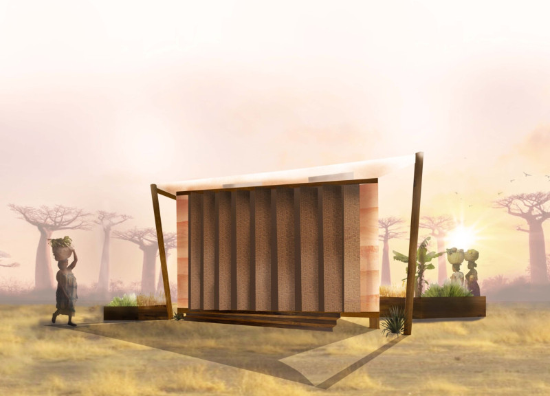 Earth Walls and Banana Leaves Form a Sustainable Microhome Emphasizing Community Resilience