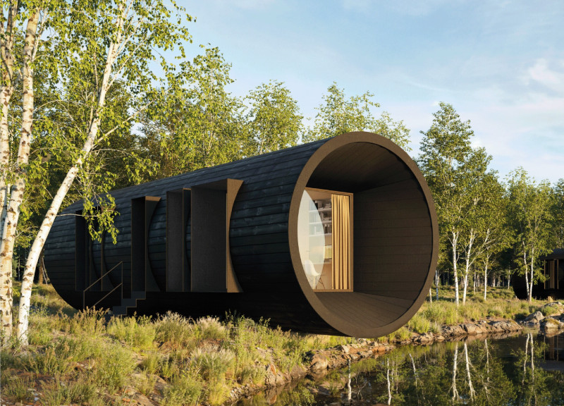 Modular Living Spaces Utilizing Thermal Insulation and Biophilic Design Elements