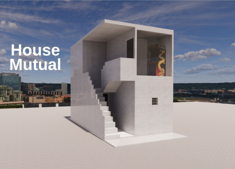 Charred Wooden Shingles and Rainwater Harvesting in a Communal Urban Habitat