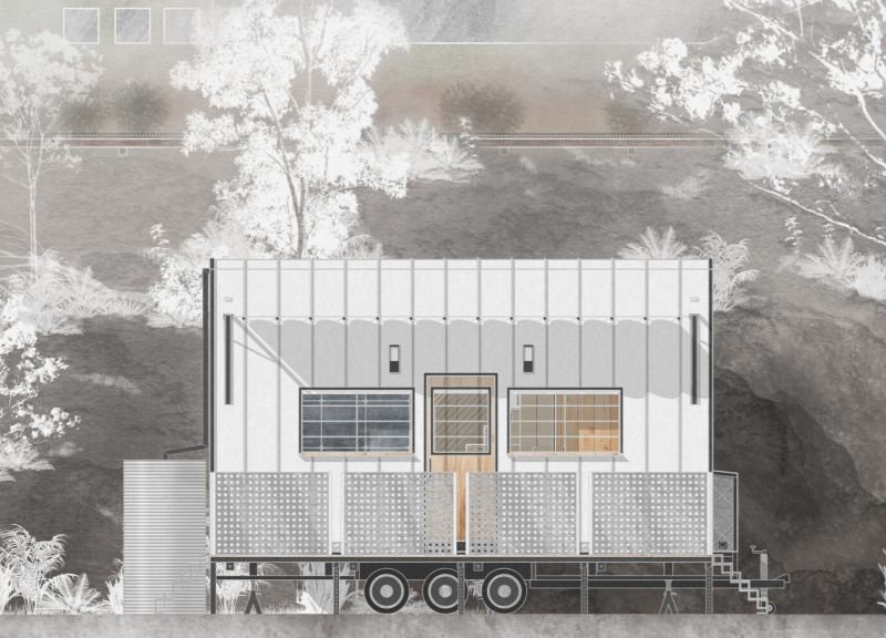Portable Home Constructed with Plywood and Aluminum for Eco-Conscious Living
