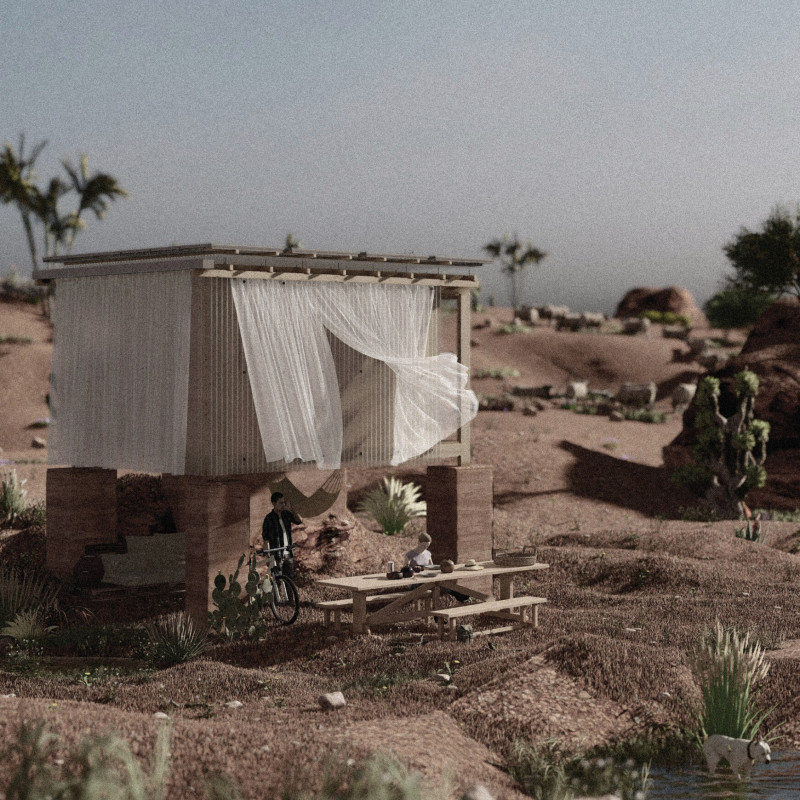 Translucent Facades and Sustainable Timber Create a Water-Conserving Residence in Southern Spain