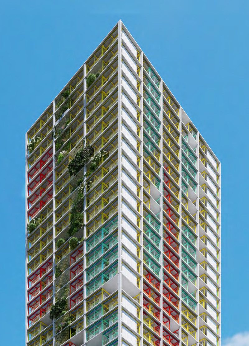 Charred Wooden Shingles and Prefabricated Elements in Flexible Urban Housing Solutions