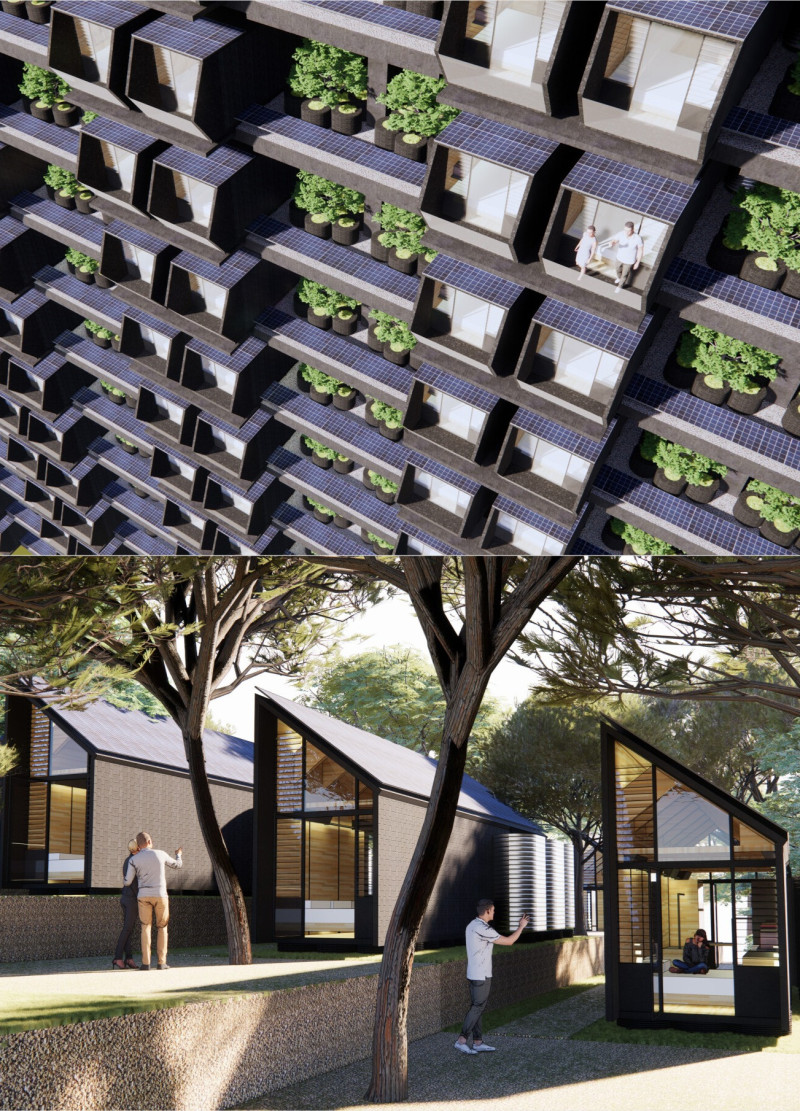 Microhomes Constructed Using Rubberwood for Sustainable Urban Living