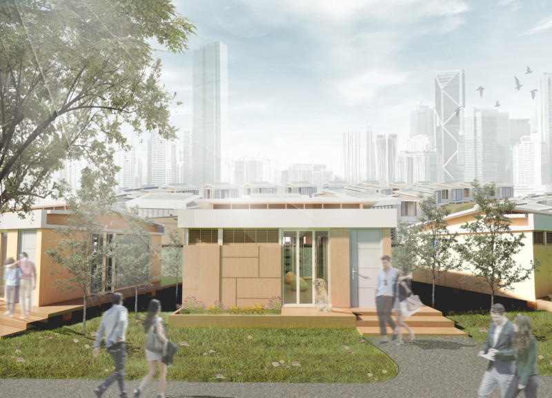 Charred Wooden Shingles and Modular Flexibility in Compact Urban Living