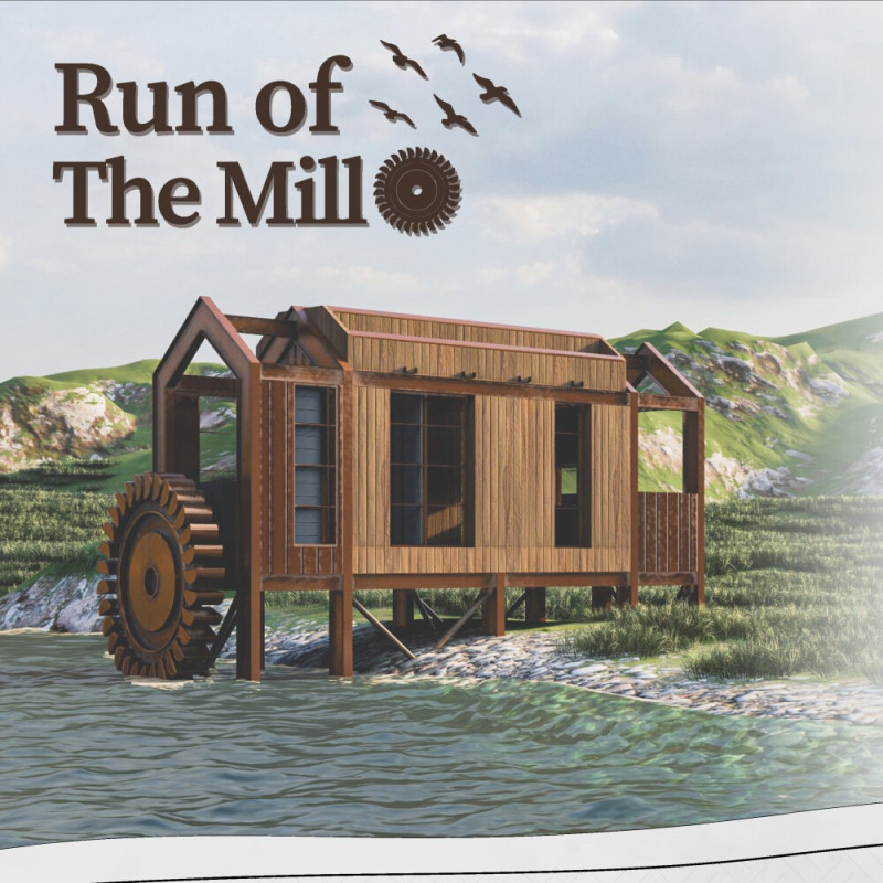 Elevated Residence with a Green Roof and Aerated Concrete Structure Emphasizing Timber and Bronze Accents