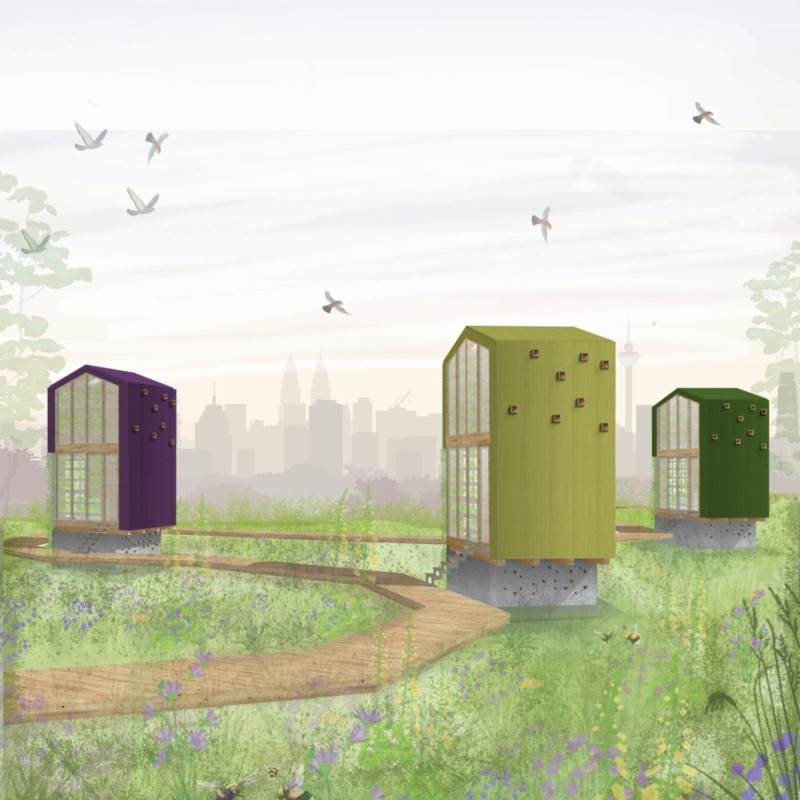 Self-Climbing Green Walls and Recycled Materials in Sustainable Residential Solutions