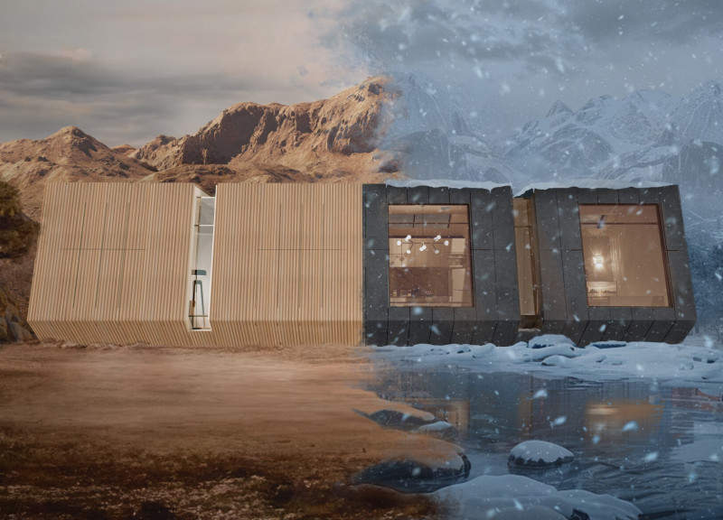 Sustainable Living Through Cedar Cladding and Prefabricated Steel Framework