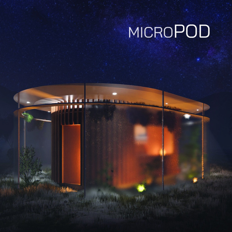 Translucent Polycarbonate and Charred Timber Form a Compact off-Grid Living Solution