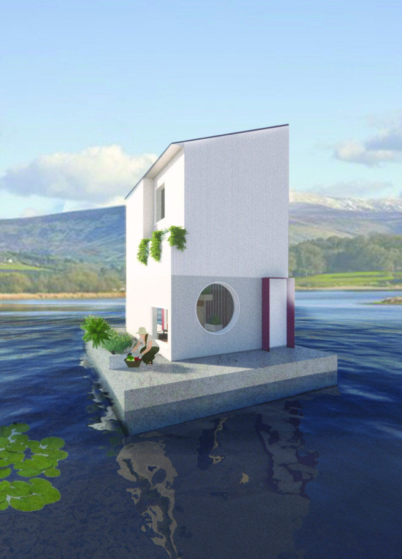 Floating Residence Utilizes Quad Core Insulated Panels and Precast Concrete for Sustainable Living