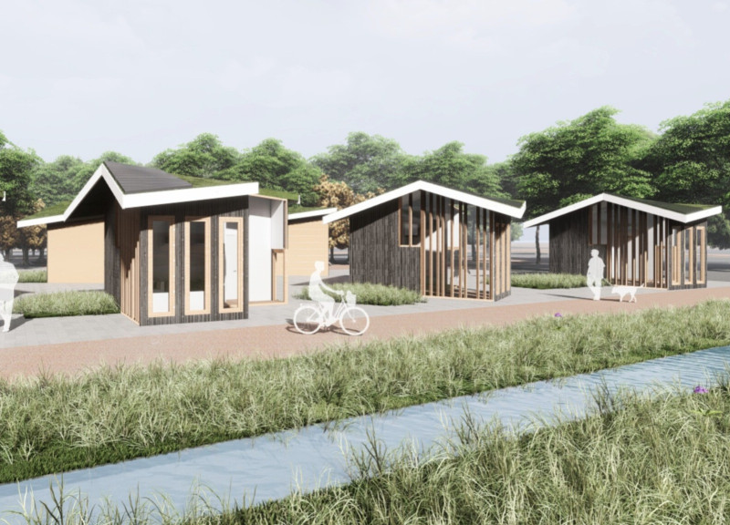 Rotating Module of Charred Wood and Cross-Laminated Timber in Adaptive Compact Living