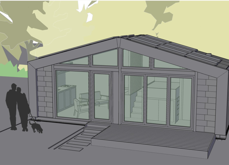 Kingspan Panels and Steel Framework Shape a Compact Sustainable Dwelling