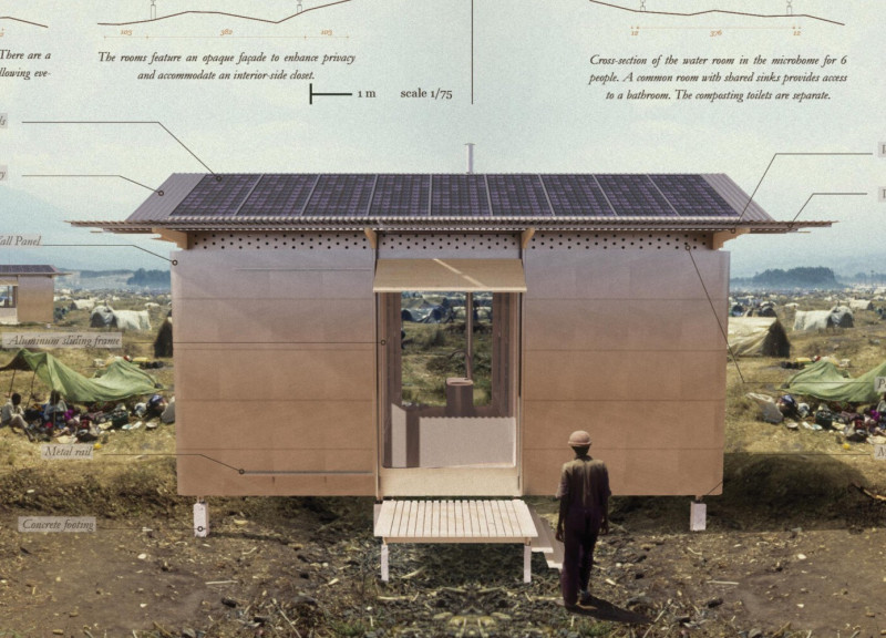 Sustainable Microhome Using Kingspan Panels and Photovoltaics for Emergency Housing