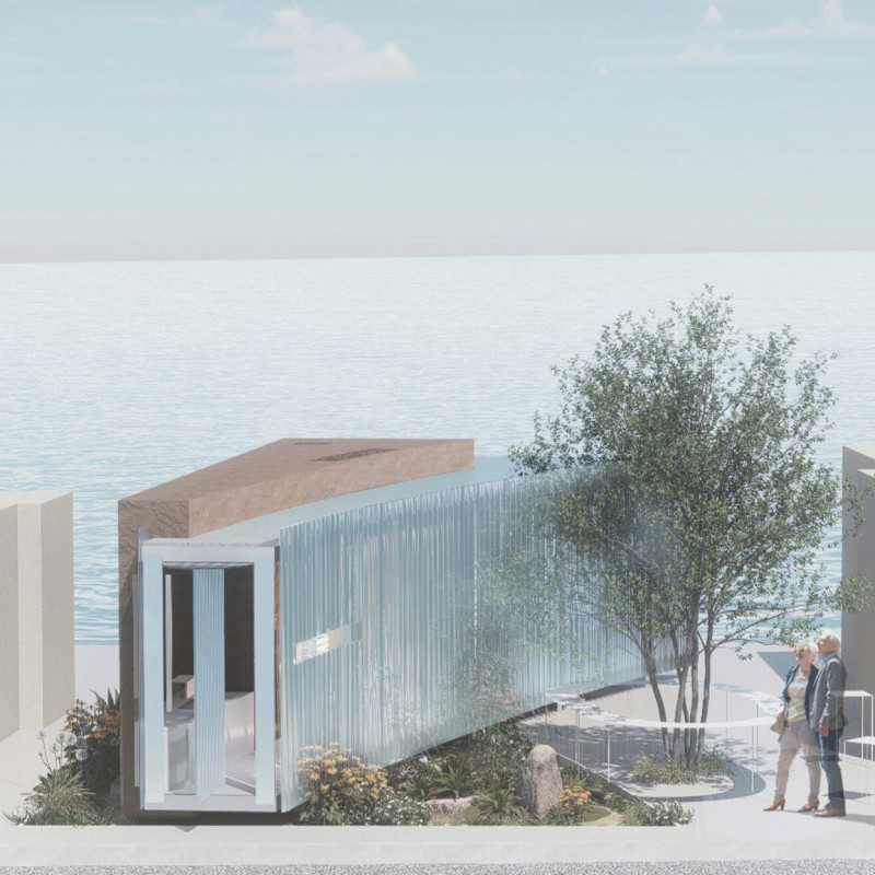 Rammed Earth and Polycarbonate Integration in a Community-Focused Residential Structure