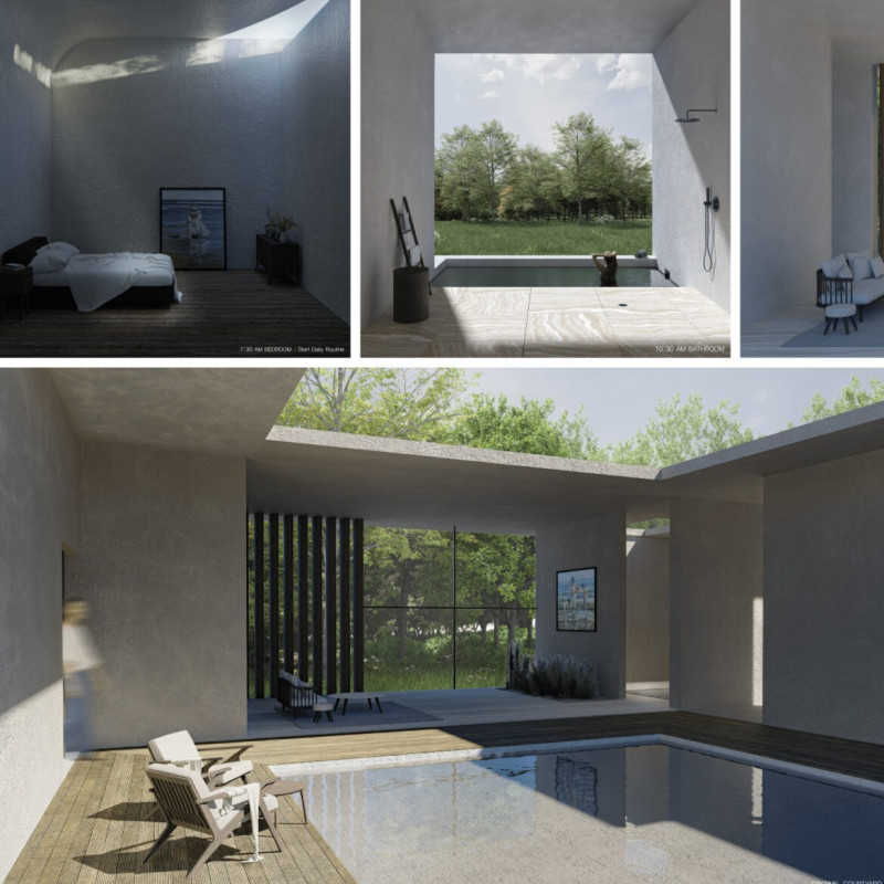 Charred Timber Facade and Internal Courtyard Enhance Natural Light in Urban Living