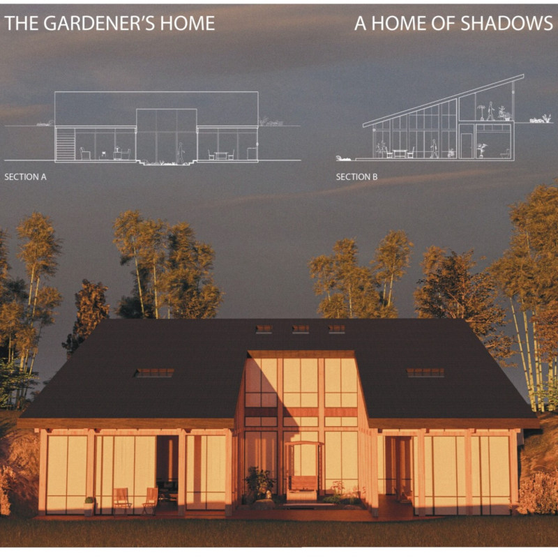 Reflective Water Features and Charred Wood Facade Enhance Seasonal Living in a Sustainable Home