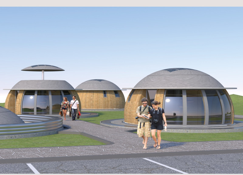 Charred Shingles and Fire-Resistant Concrete Create Safe Housing for Natural Disaster Resilience