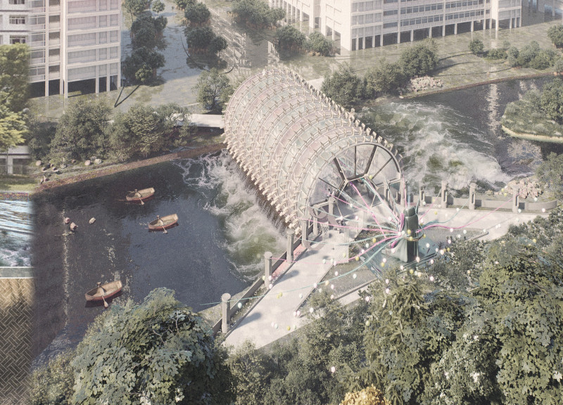 Charred Wood Facades and Cross-Laminated Timber Panels Creating Reflective Spaces for Community Engagement