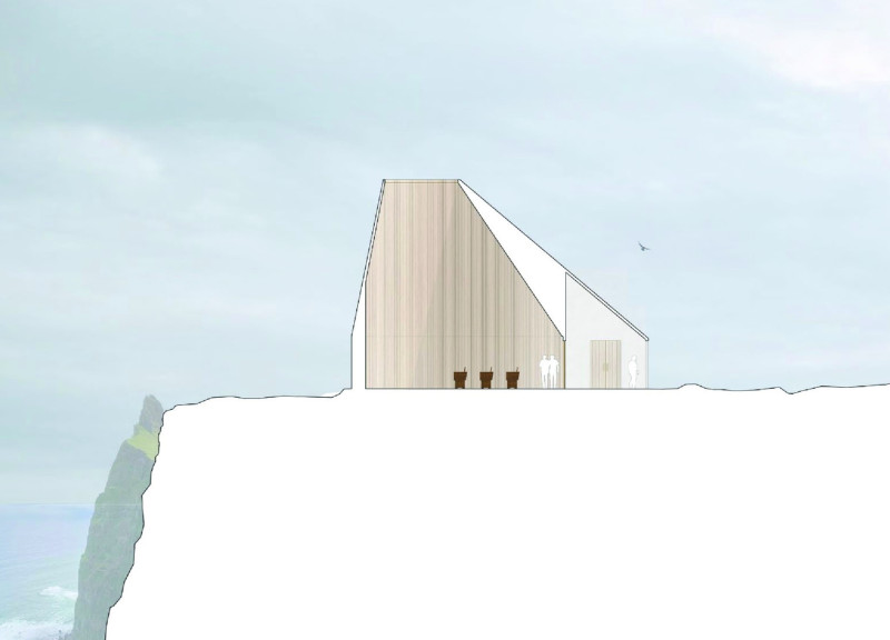 Circular Sanctuary Crafted with Icelandic Stone and Charred Wood for End-of-Life Care