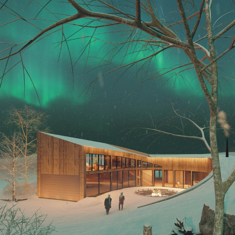Earth-Sheltered Residence Constructed with Turf and High-Performance Glass for Enhanced Thermal Comfort
