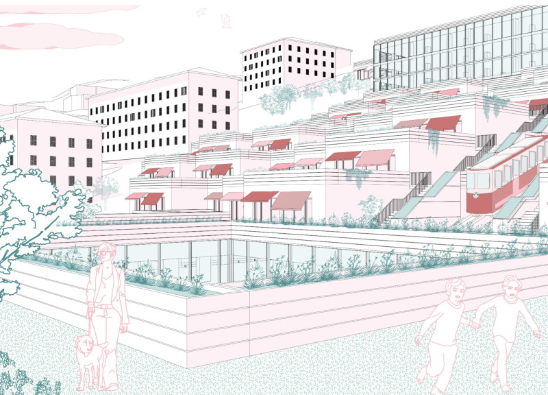 Terraced Living Spaces Enhanced by Vertical Gardens and Natural Ventilation Techniques