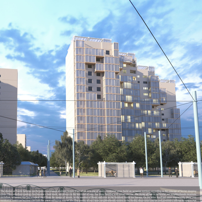 Charred Wood Cladding and Steel Framing Elevate Modular Living in Urban Environment